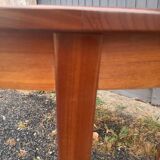Table ronde scandinave à rallonges