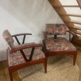 Paire de  fauteuils Baumann