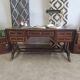 Double-sided mahogany empire desk