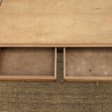 Beech desk / table 2 drawers
