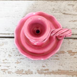 Vallauris ceramic candle holder