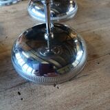 5 antique stainless steel ice cream cups