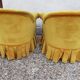 Paire de fauteuils crapaud