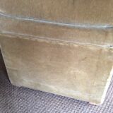 Velvet ottoman