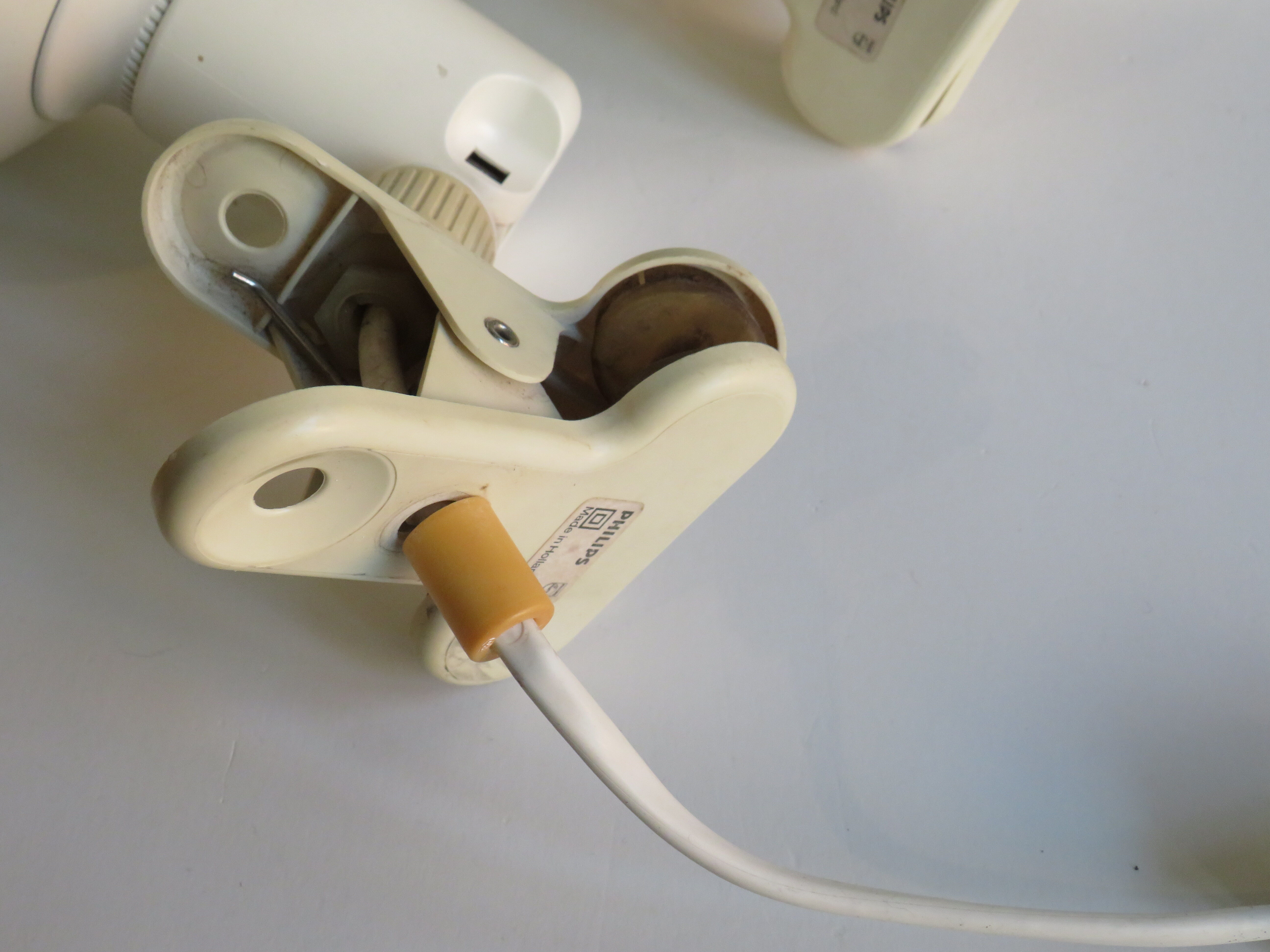 Set of 2 clamp lamps from Philips, Netherlands 1970