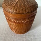 Old, rice straw box, tea box, small box