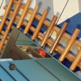 Vintage rattan mirror