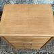 Chiffonnier pieds compas bois brut 1950