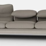 High-end gray sofa Maralunga by Vico Magistretti for Cassina