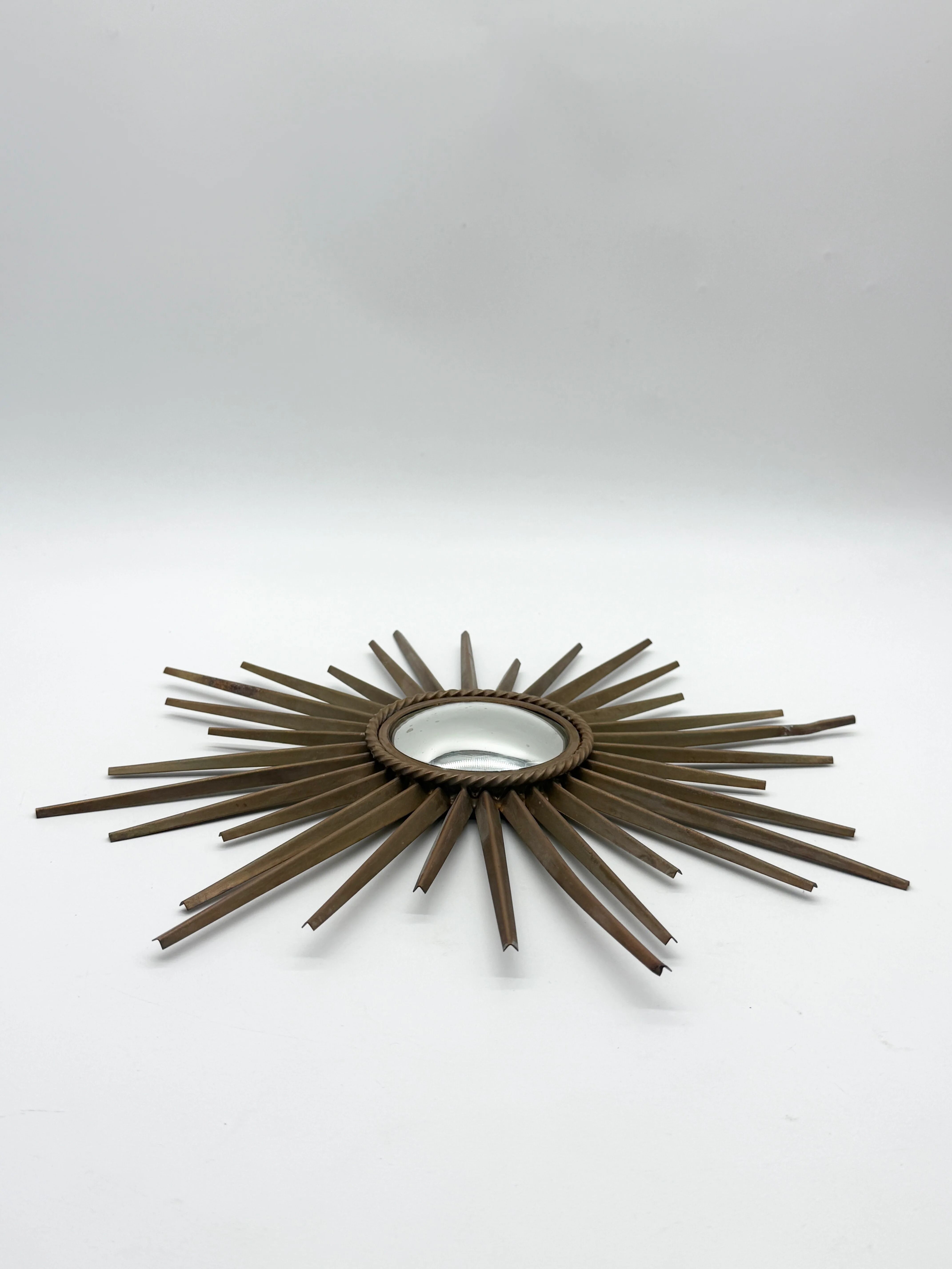 Miroir "Soleil" Chaty Vallauris, France, 1950s