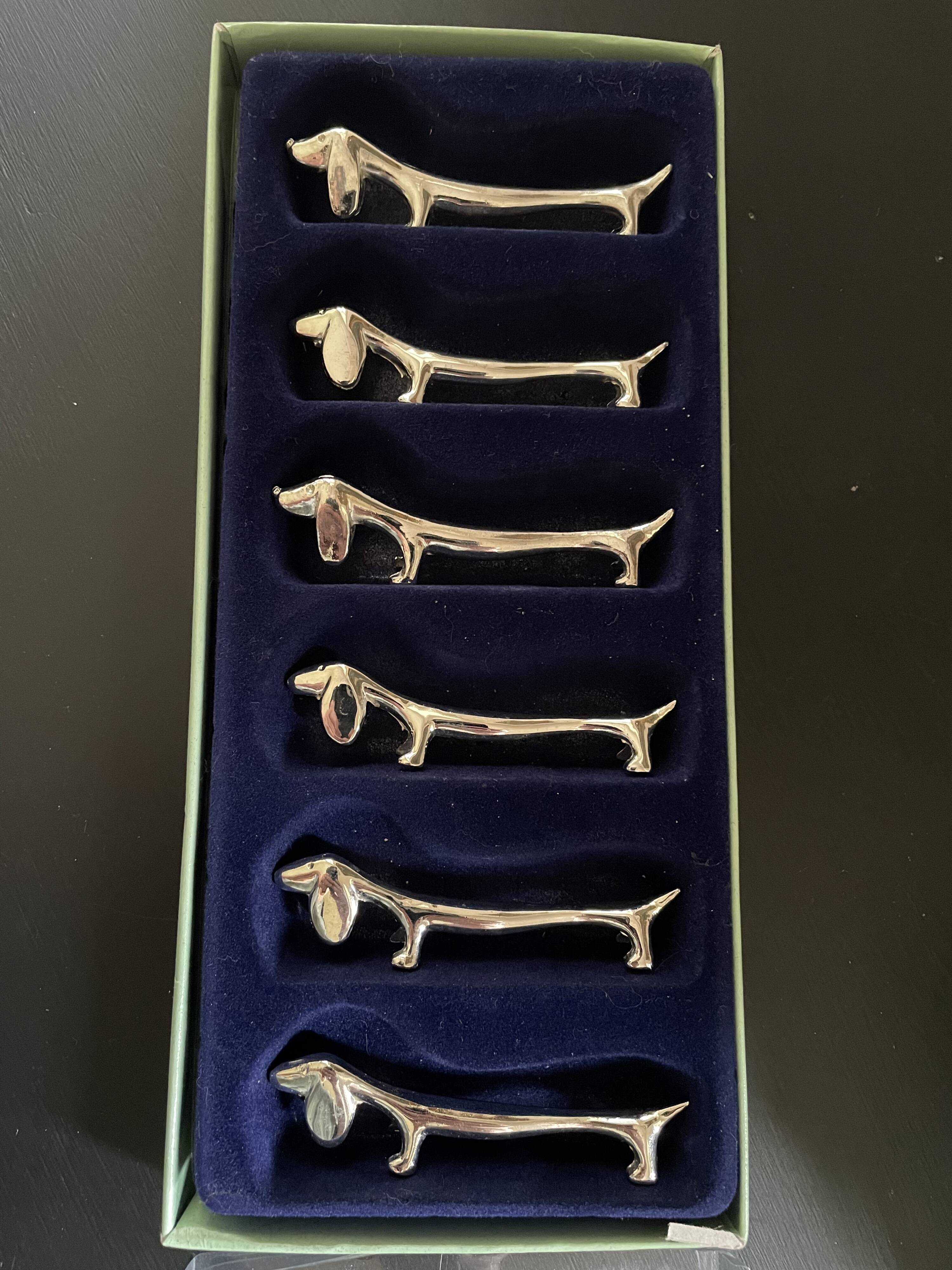 Dachshund knife holder