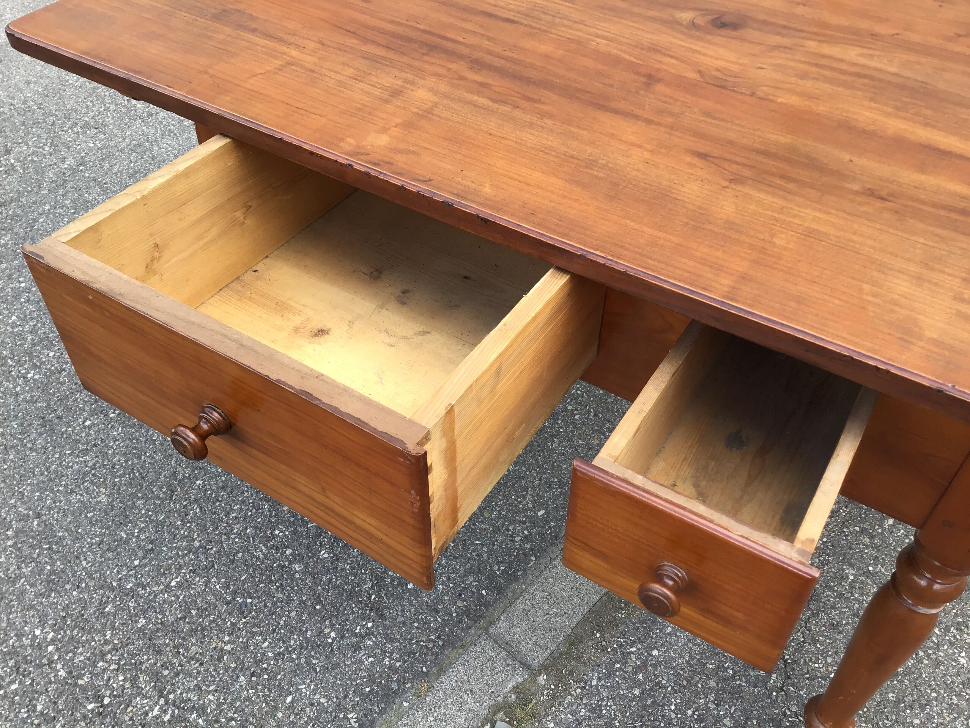 Table de ferme merisier 1900