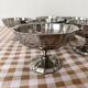 Coupes à glace en inox vintage