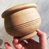 Wooden Mortar and Pestle Bowl