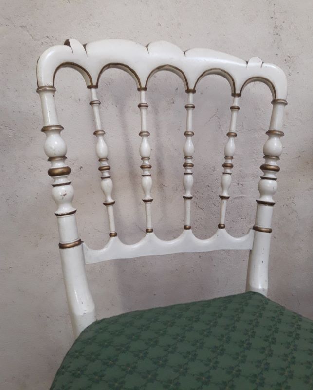 Pair of napoleon III chairs old so-called music