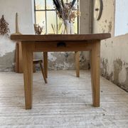 Table de ferme extensible en chêne massif