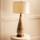 Grande lampe danoise en céramqiue - mid century