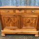 Antique low sideboard in solid cherry wood