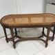 Entrance bench, louis xvi style piano bench, seat cannée