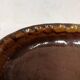 Old Dish In glazed gadrooned terracotta