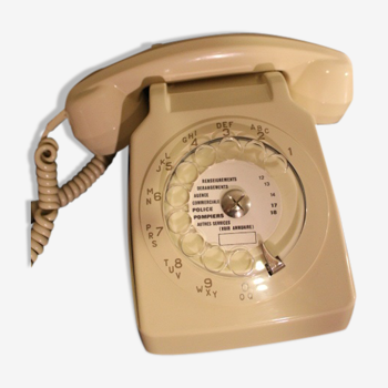 Téléphone à cadran S63 vintage