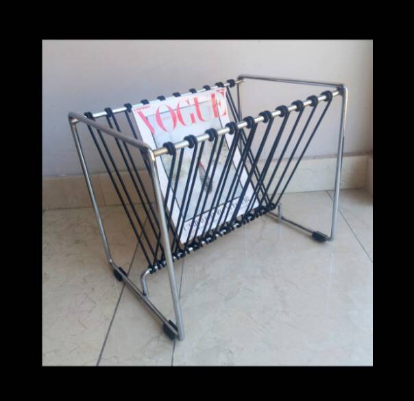 Modernist magazine rack