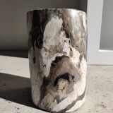 Side table in petrified wood