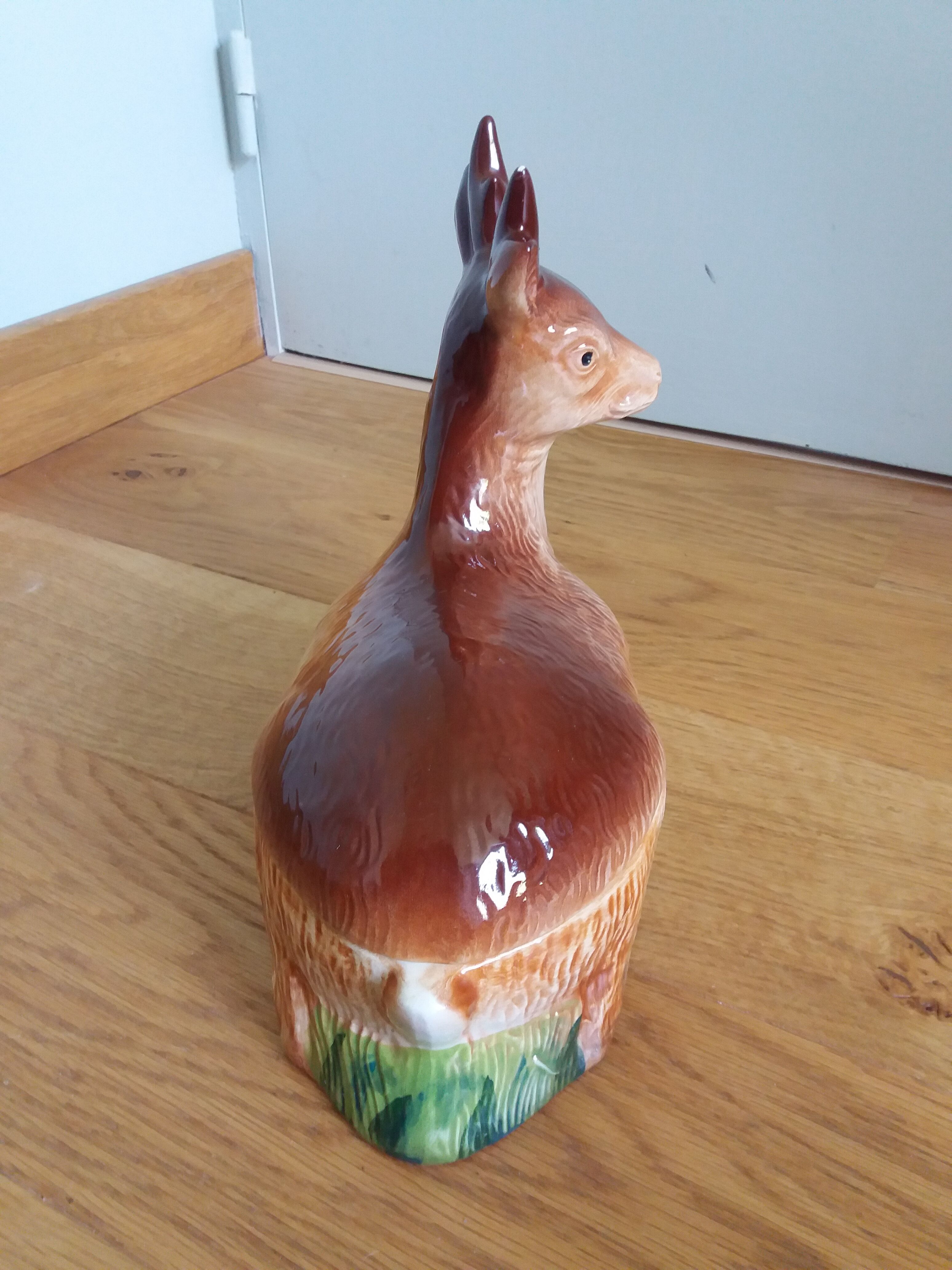 Box terrine zoomorphic deer deer Michel Caugant