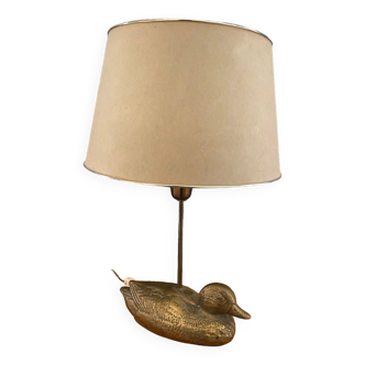 Bronze lamp with duck decoration 1960