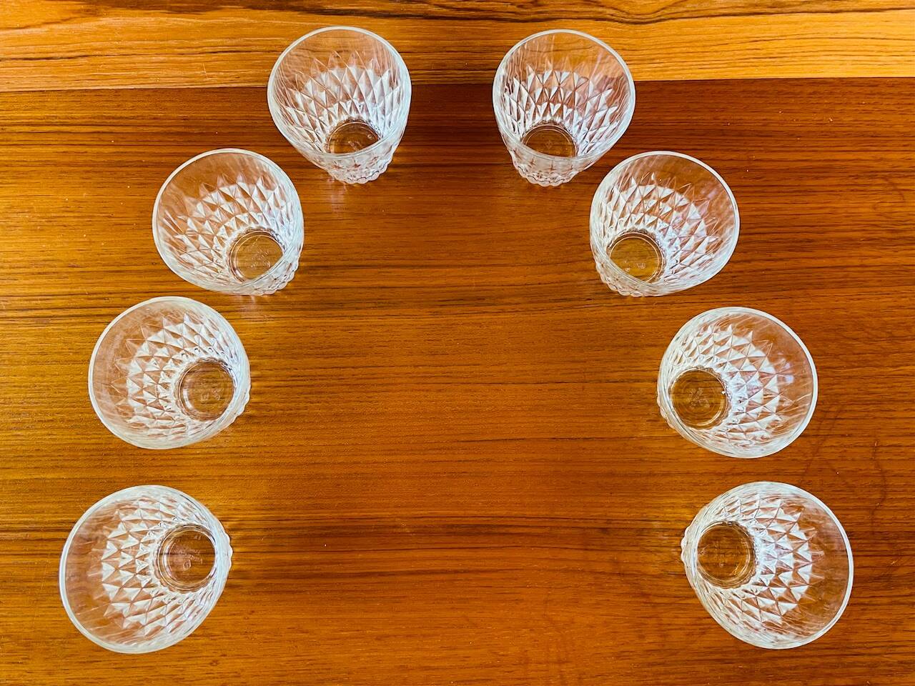 Set of 4 vintage glasses by Vereco