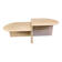 Pair of vintage travertine coffee tables or side tables, 1970s