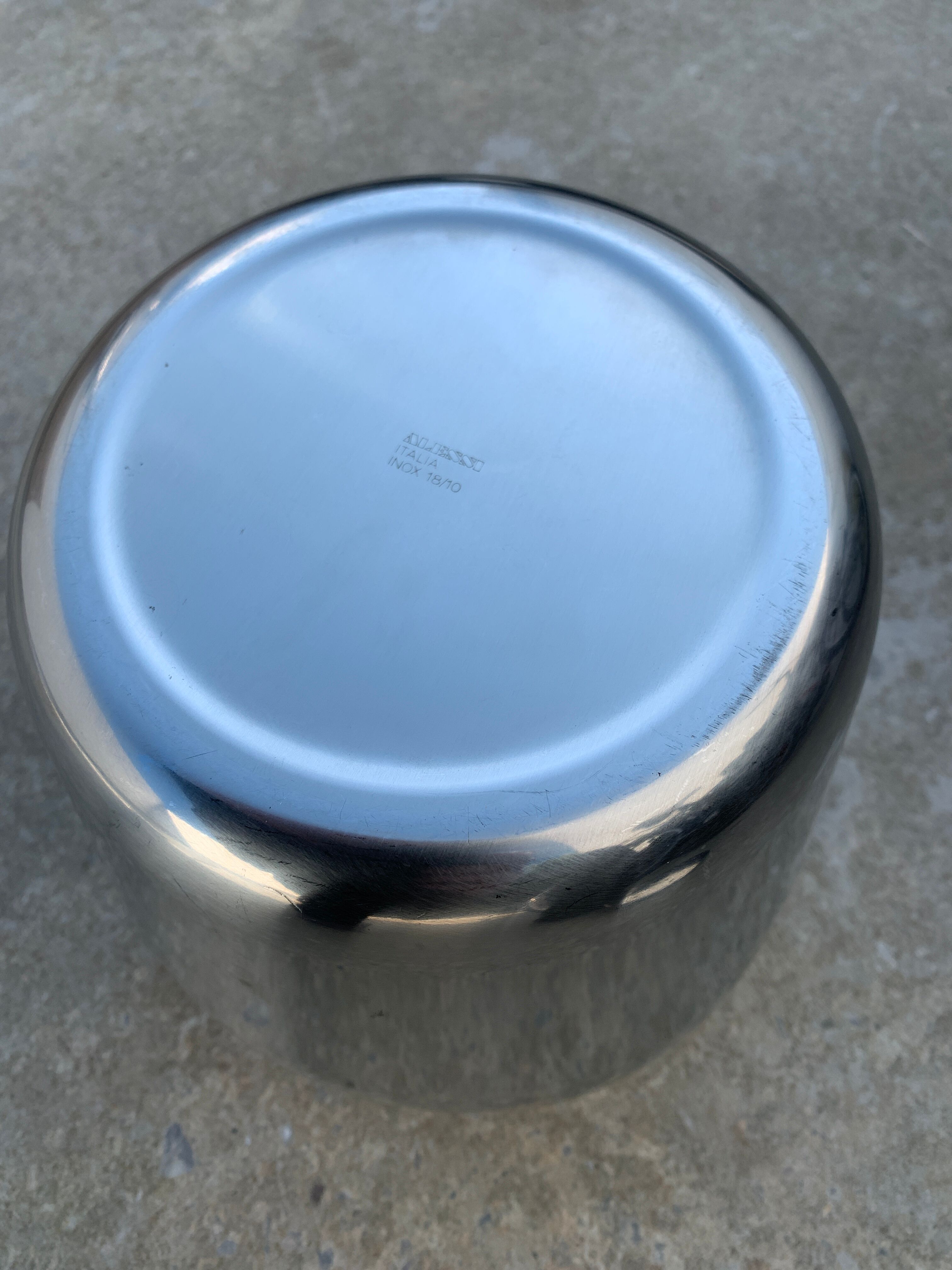 Alessi champagne bucket, Italian design Massoni and Mazzeri