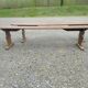 Pair of oak benches