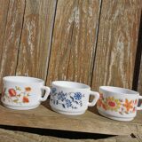 3 tasses à café vintage