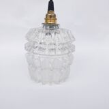 Antique beveled glass pendant light