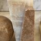 Pair of marble and onyx bookends