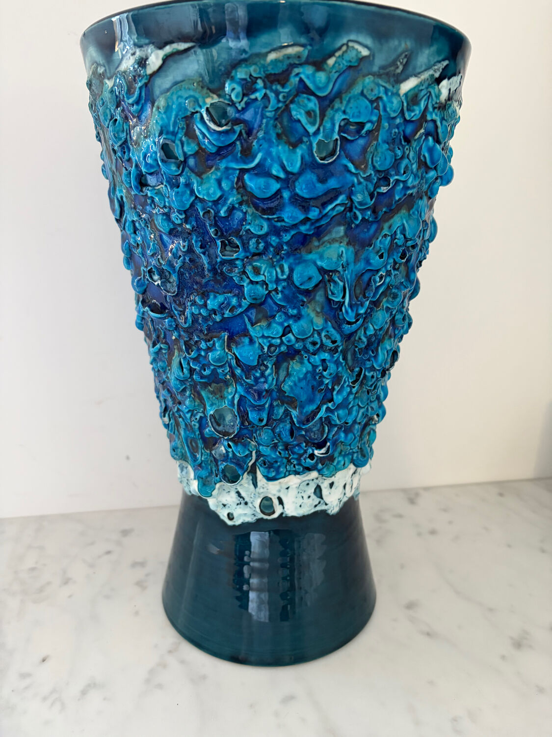 Fat Lava Vase Vallauris