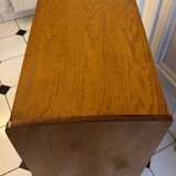 Vintage chest of drawers with compass feet