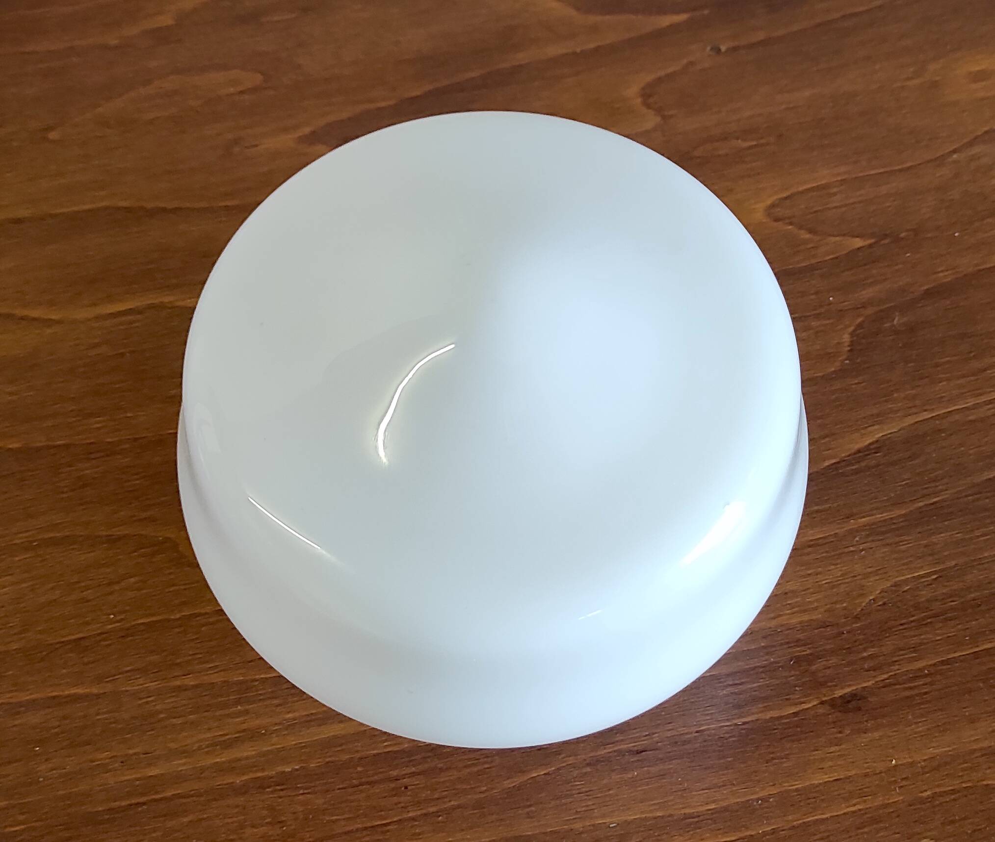 Industrial style opaline lampshade - mid-20th century