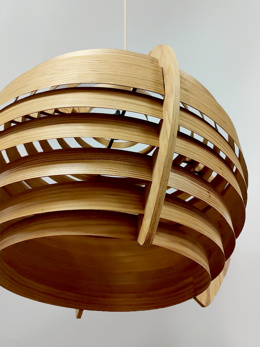 Vintage design plywood pendant lamp