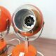 Set of 4 vintage 1970s eyeball lamps, Italy