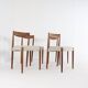 Set of 4 JCA Jensen chairs ‘Hornum’ design danois