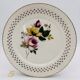 Set of 6 flat plates. Digoin Sarreguemines. Bouquet model.