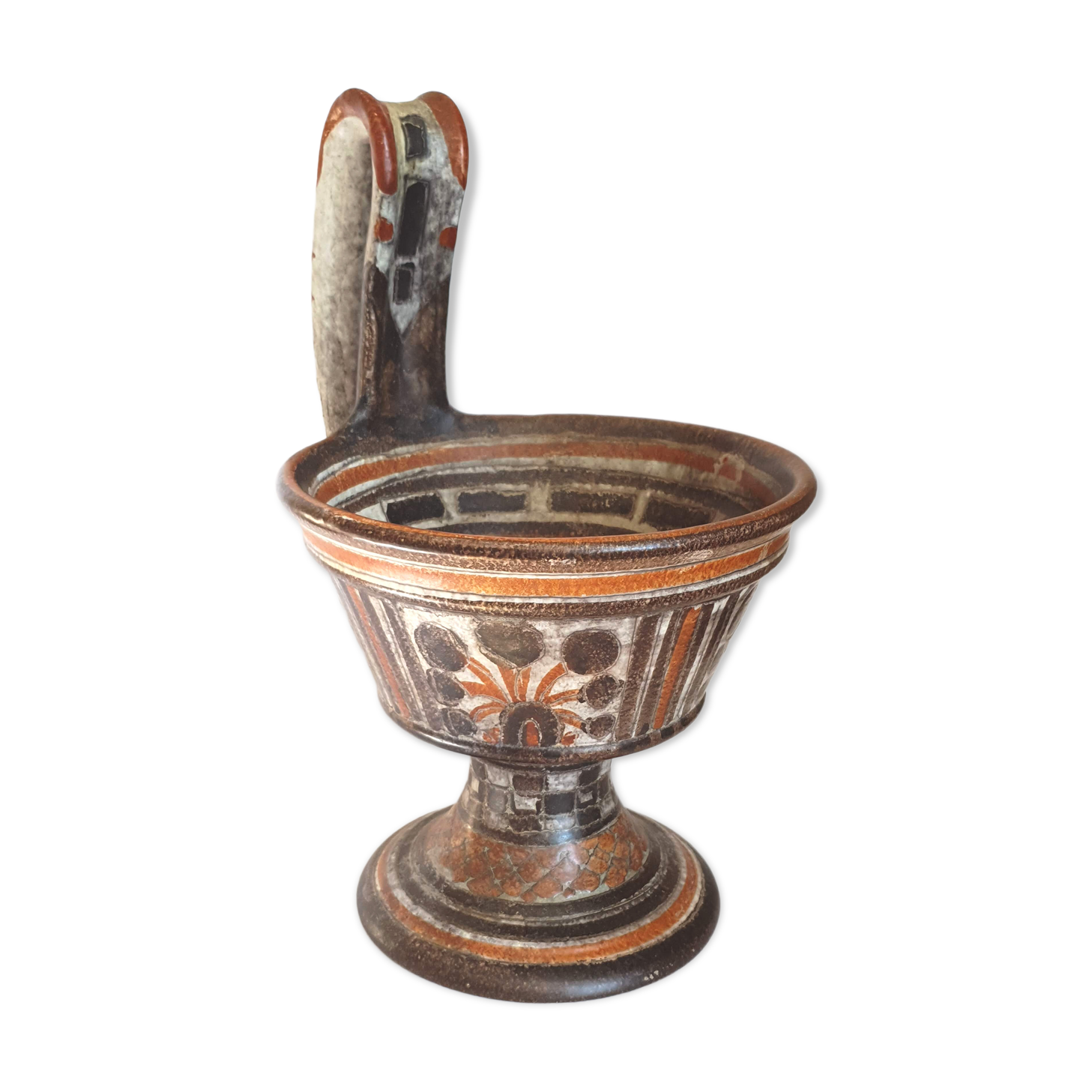 Ceramic candle holder, Italica Art, 50/60s