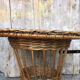 Diabolo coffee table in vintage woven wicker #a040