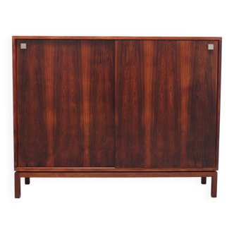 Rosewood cabinet with sliding doors by Alfred Hendrickx for Belform, 1960s
