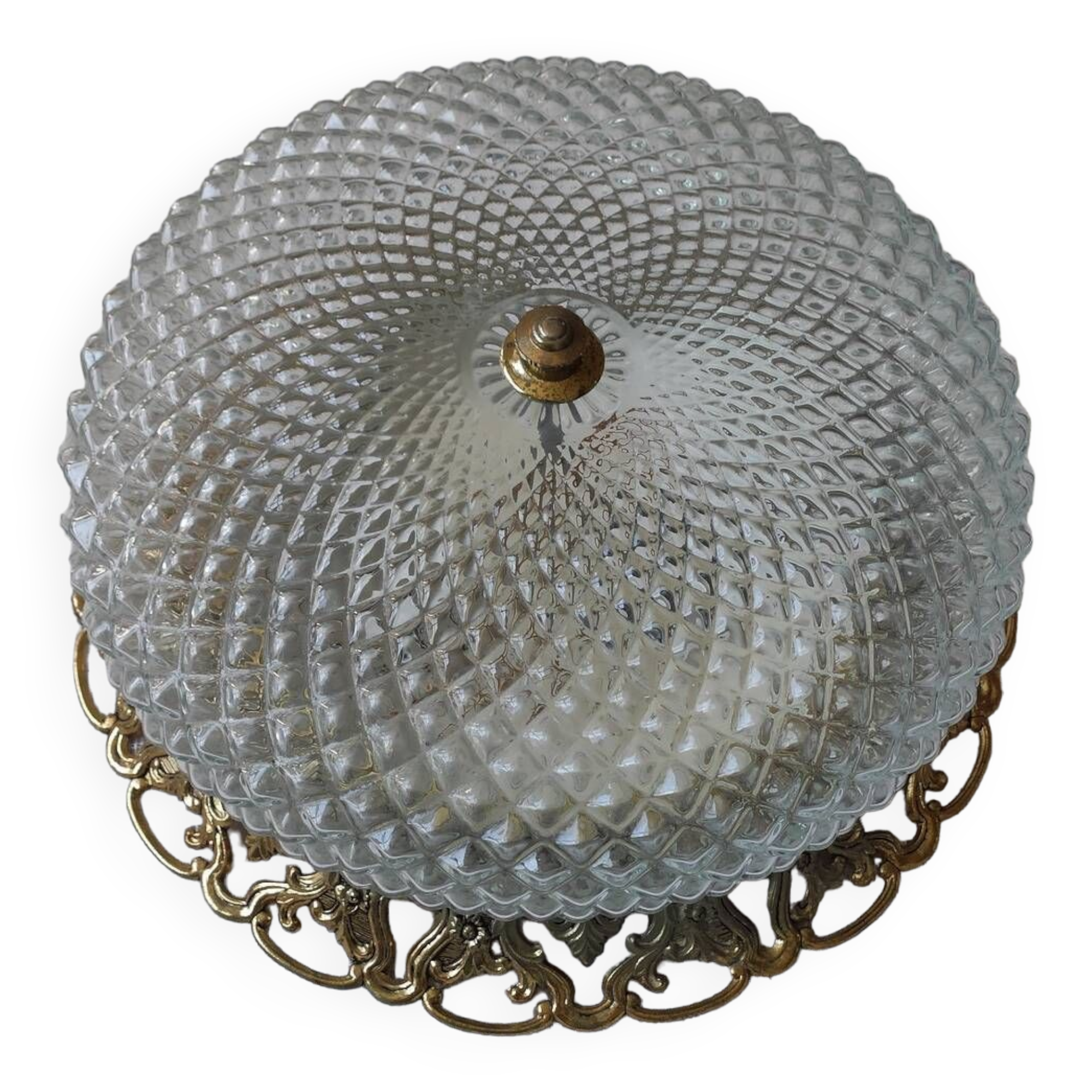 Large globe ceiling light