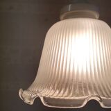 Lampe baladeuse en verre style Art-déco - mid. XXeme