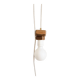Lampe baladeuse en bois câble lin