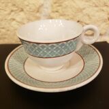 7 cups & 8 under opaque porcelain cups